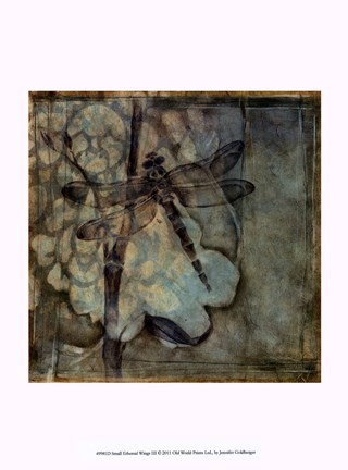 Framed Small Ethereal Wings III Print