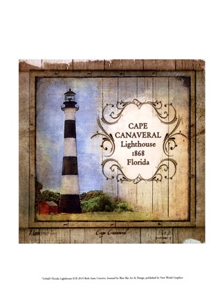 Framed Florida Lighthouse II Print