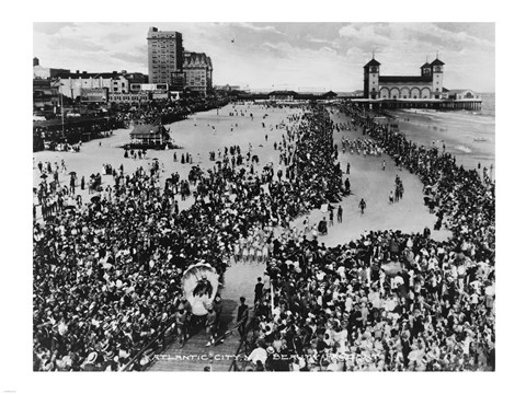 Framed Atlantic City Beauty Pageant Print