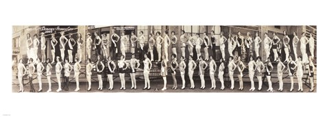 Framed Inner City Beauties, Atlantic City 1926 Print