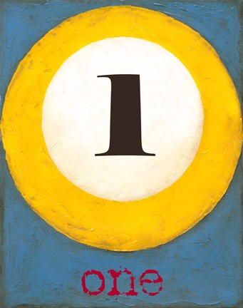 Framed Graphic Pool I Print