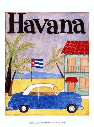 Framed Havana (A) Print