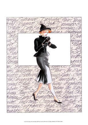 Framed 50&#39;s Fashion III Print