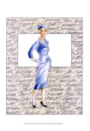 Framed 50&#39;s Fashion XI Print