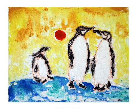 Framed Under the Hot Sun Print