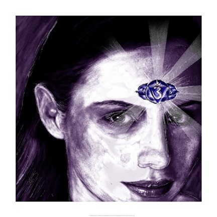 Framed Third Eye Chakra Print