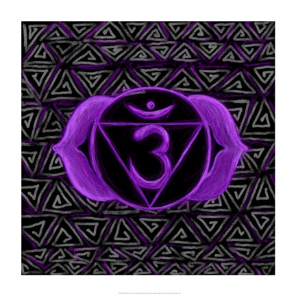 Framed Ajna - Third Eye Chakra, Awareness Print