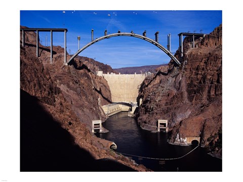Framed Hoover Dam Bypass Bridge Print