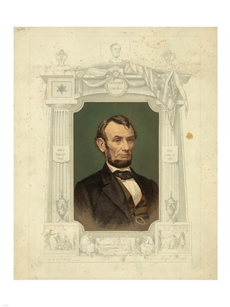 Framed Abraham Lincoln - framed Print