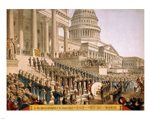 Framed Inauguration at the Capital Print