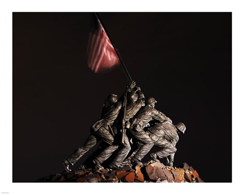 Framed Iwo Jima Memorial I Print