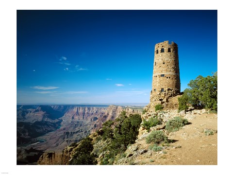 Framed Arizon&#39;a Grand Canyon Watch Tower Print