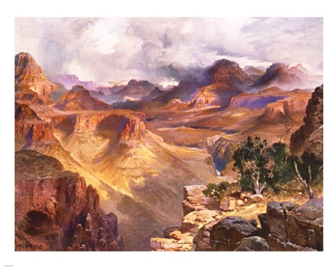Framed Grand Canyon of the Colorado Print