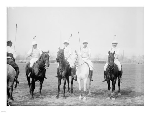 Framed Polo photo Print