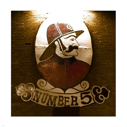 Framed Firehouse Number 5 Print