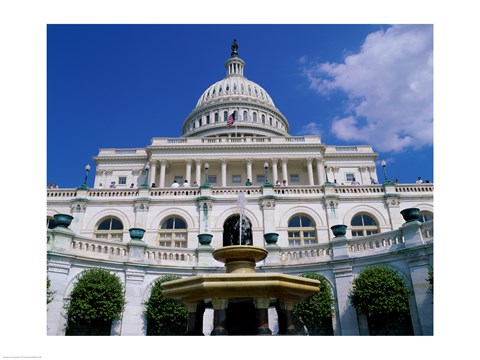 Framed Capitol Building, Washington, D.C., USA Print