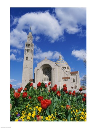 Framed Basilica of the National Shrine of the Immaculate Conception, Washington D.C., USA Print