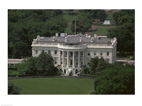 Framed White House Washington, D.C. USA Print