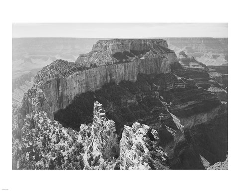 Framed Close-in view of curved cliff, Grand Canyon National Park, Arizona Print