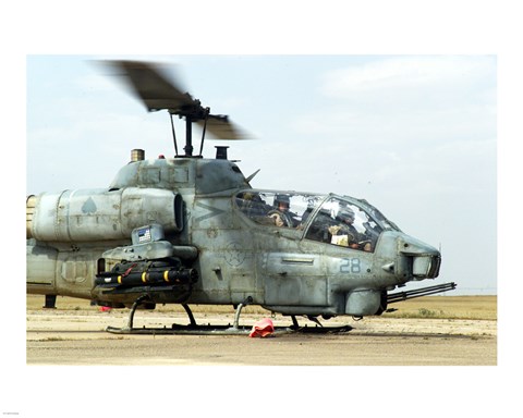 Framed AH-1A Cobra Print