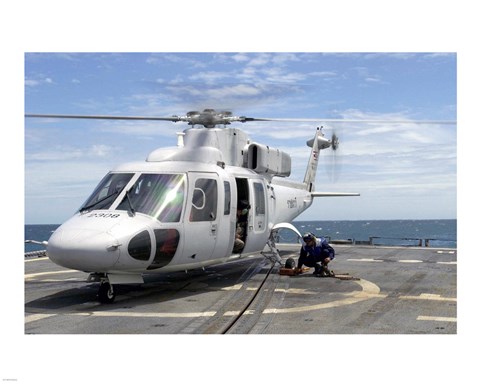 Framed Royal Thai Navy Sikorksy S-76B Print