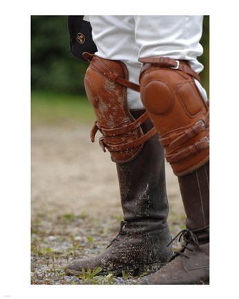 Framed Polo Kneepads Print