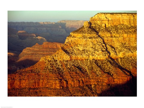 Framed Grand Canyon National Park, Arizona (close-up) Print