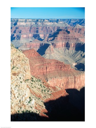 Framed Colorful View of the Grand Canyon Print