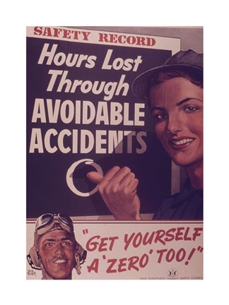 Framed Safety Record Print