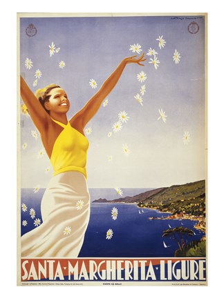 Framed Santa Margherita Ligure Print