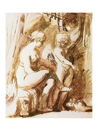 Framed Adam Elsheimer Aphrodite Print