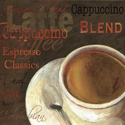 Framed Cappuccino Print