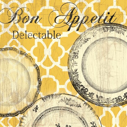 Framed Bon Appetite Print