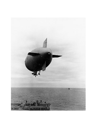 Framed L-8 Blimp Print
