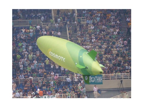 Framed Cosmote Blimp Print