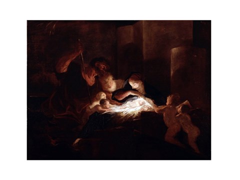 Framed Nativity Print