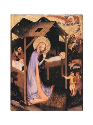 Framed Adoration of Jesus Print
