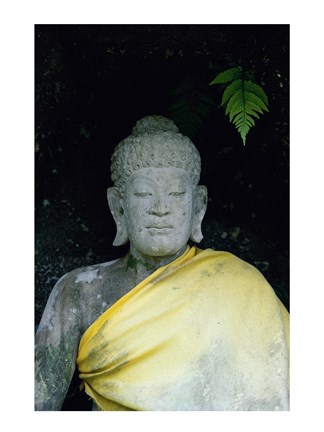 Framed Statue of Buddha, Bali, Indonesia Print