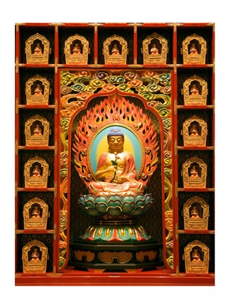 Framed Buddha Tooth Relic Temple and Museum, Chinatown, Singapore Print