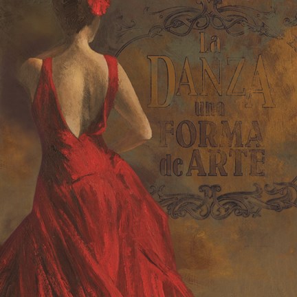 Framed La Dance I Print