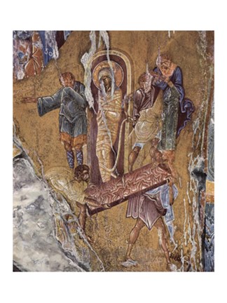 Framed Master of the Pantanassa Church in Mistra Print