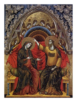 Framed Coronation of the Virgin Print