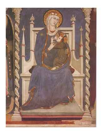 Framed Saint Agostino Print