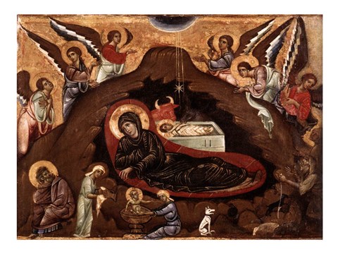 Framed Nativity Print