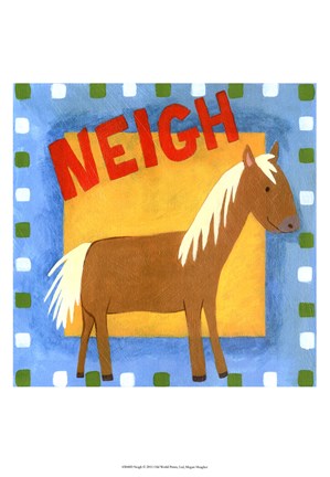 Framed Neigh Print