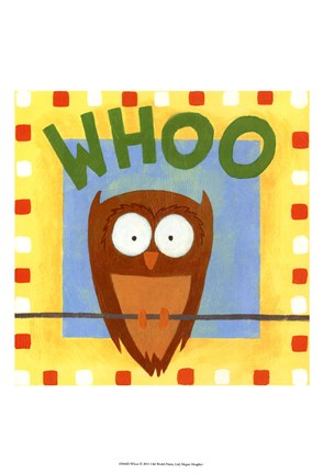 Framed Whoo Print