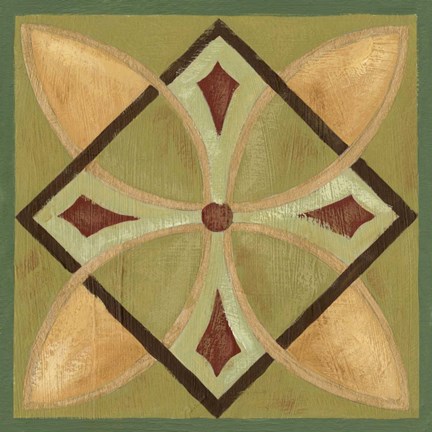 Framed Patchwork I Print