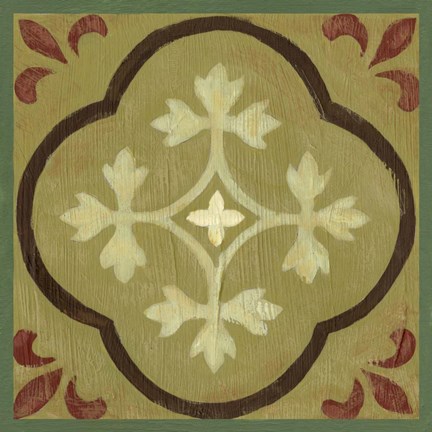 Framed Patchwork III Print