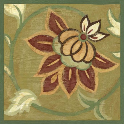 Framed Patchwork VI Print