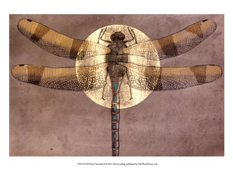 Framed Full Moon Serenade II Print